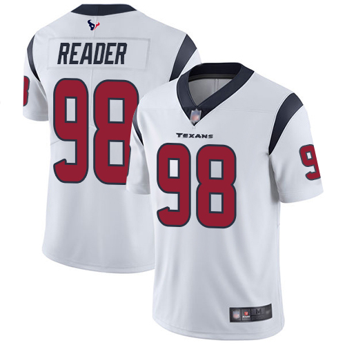 Houston Texans Limited White Men D J Reader Road Jersey NFL Football 98 Vapor Untouchable